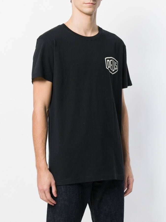 Deus Ex Machina oversized logo T-shirt Zwart