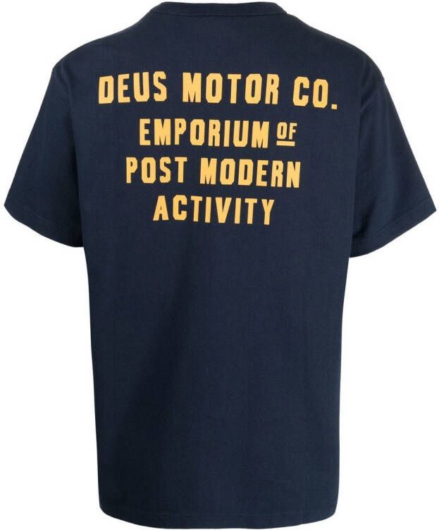 Deus Ex Machina T-shirt met grafische print Blauw