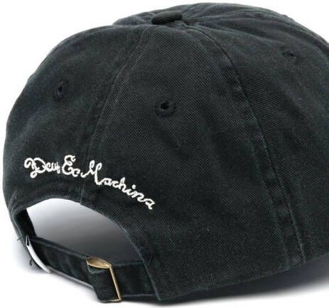 Deus Ex Machina Pet met geborduurd logo Zwart