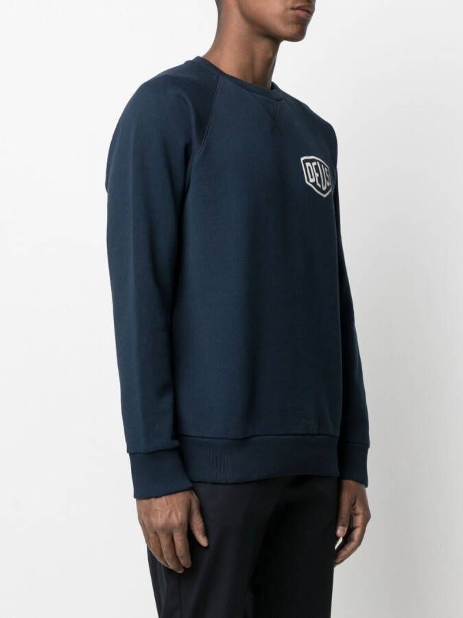 Deus Ex Machina Sweater met logoprint Blauw