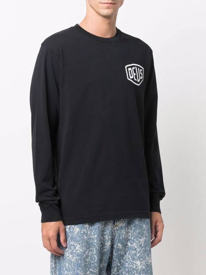 Deus Ex Machina Sweater met logoprint Zwart