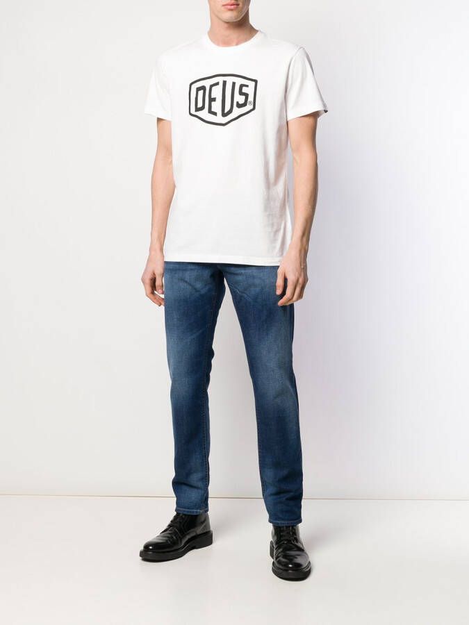 Deus Ex Machina T-shirt met logo Wit