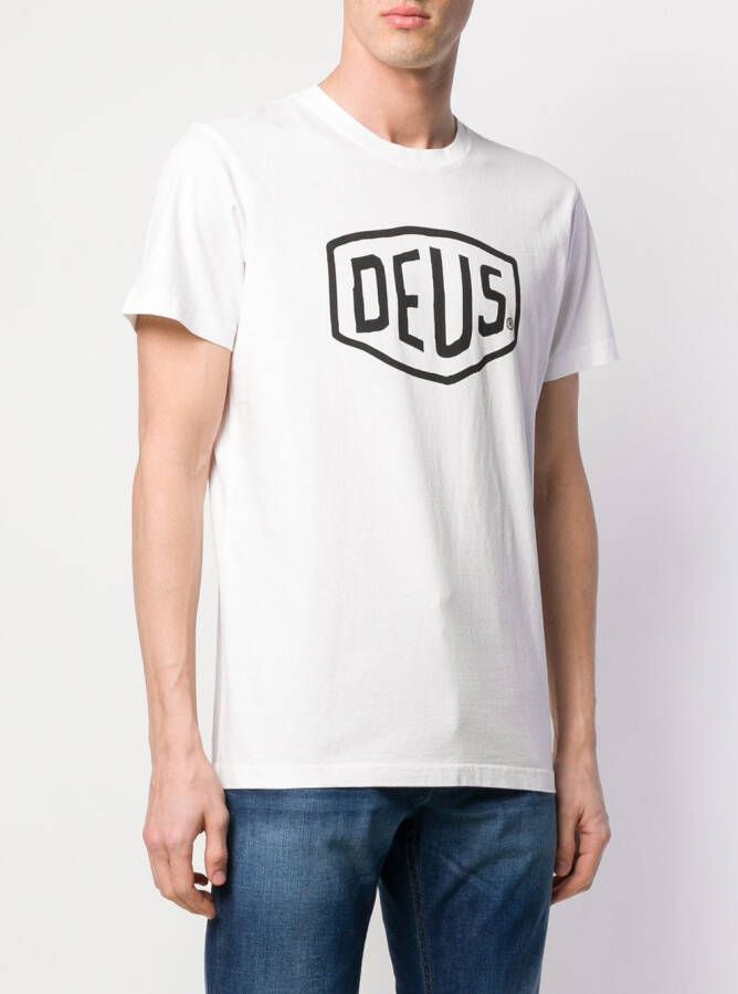 Deus Ex Machina T-shirt met logo Wit