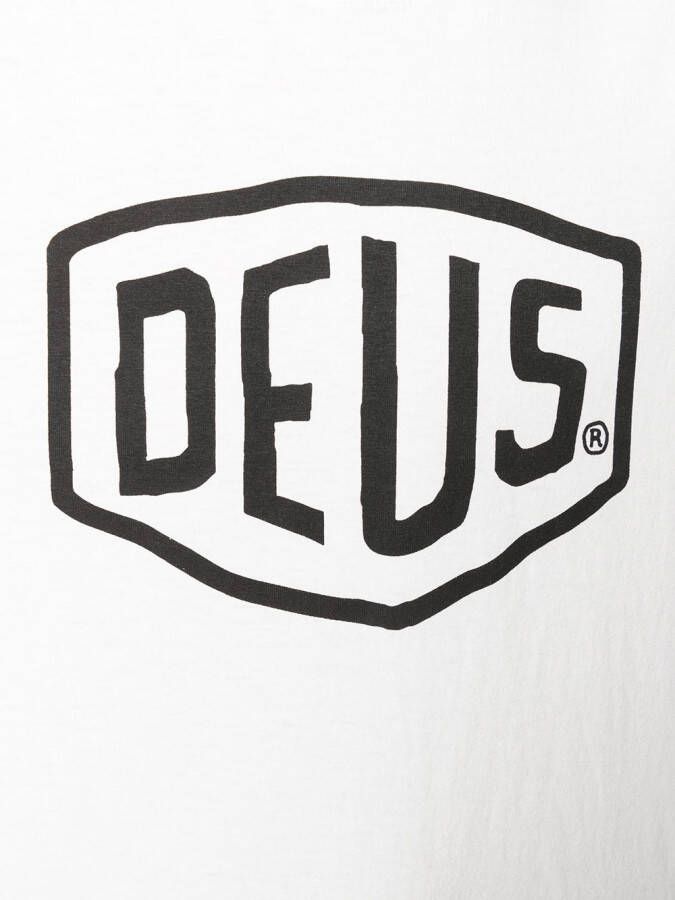 Deus Ex Machina T-shirt met logo Wit