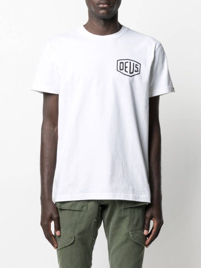 Deus Ex Machina T-shirt met logoprint Wit
