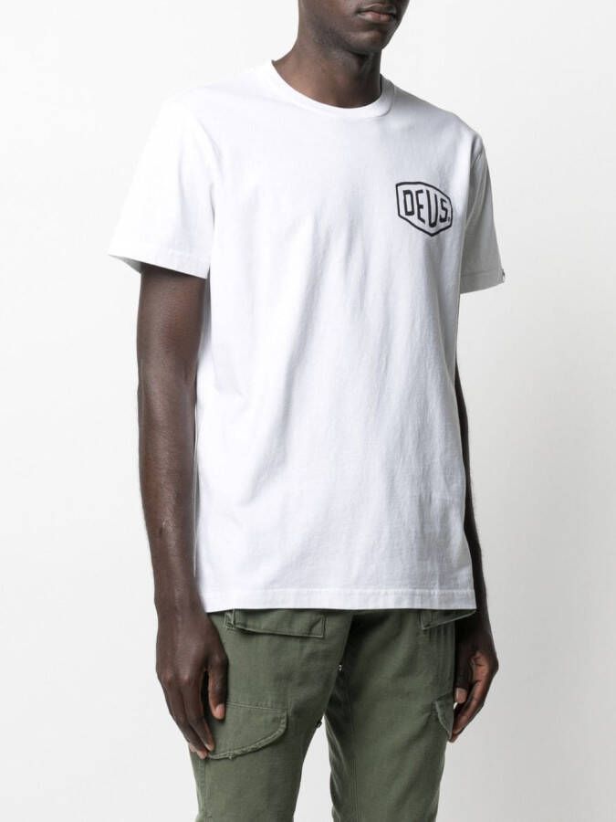 Deus Ex Machina T-shirt met logoprint Wit