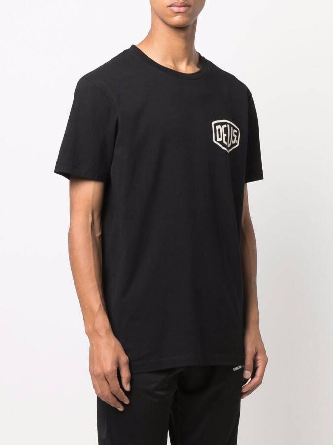 Deus Ex Machina T-shirt met logoprint Zwart