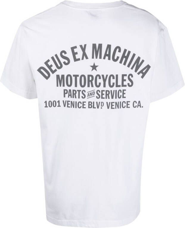 Deus Ex Machina T-shirt met print Wit