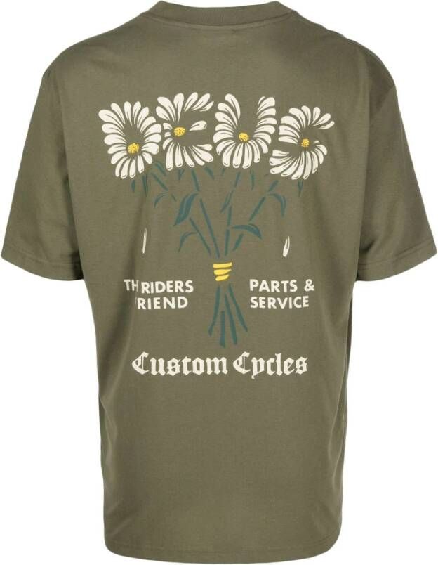 Deus Ex Machina T-shirt met ronde hals Groen