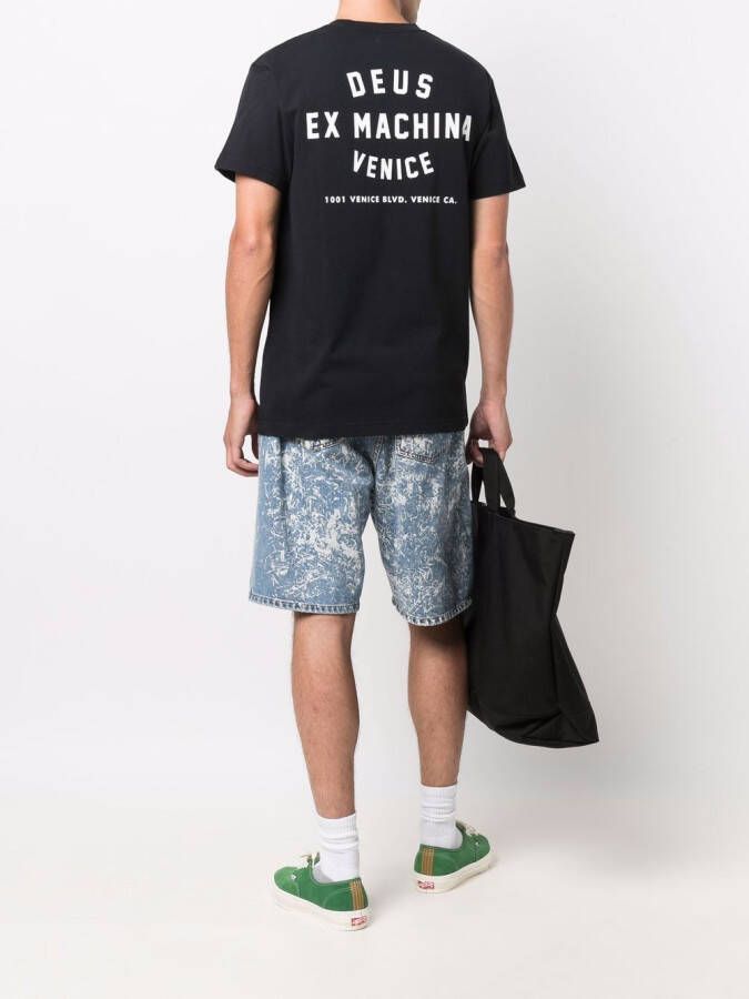 Deus Ex Machina T-shirt met ronde hals Zwart