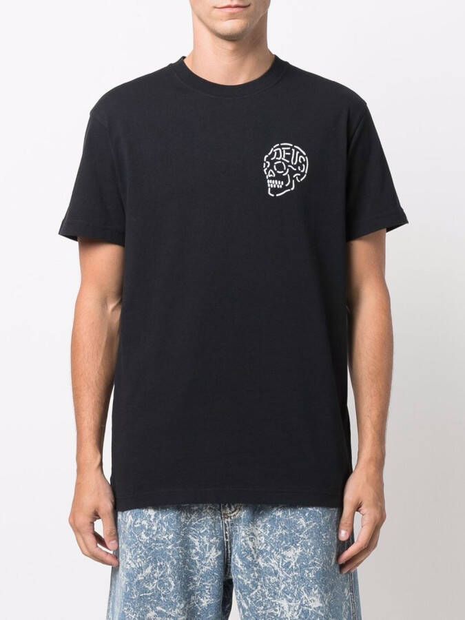 Deus Ex Machina T-shirt met ronde hals Zwart