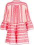 Devotion Ella Mini-jurk met zigzag patroon Roze - Thumbnail 2