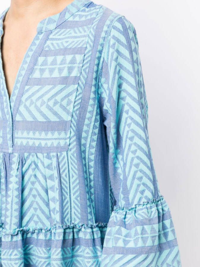 Devotion Jurk met print Blauw