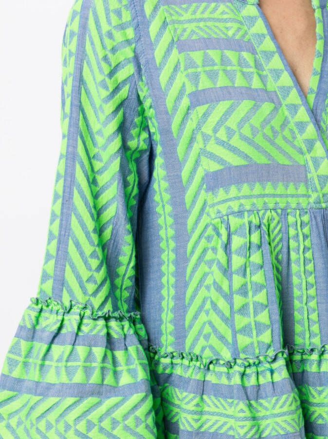 Devotion Jurk met print Groen