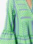Devotion Jurk met print Groen - Thumbnail 5