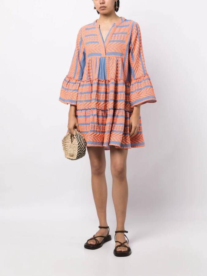 Devotion Jurk met print Oranje