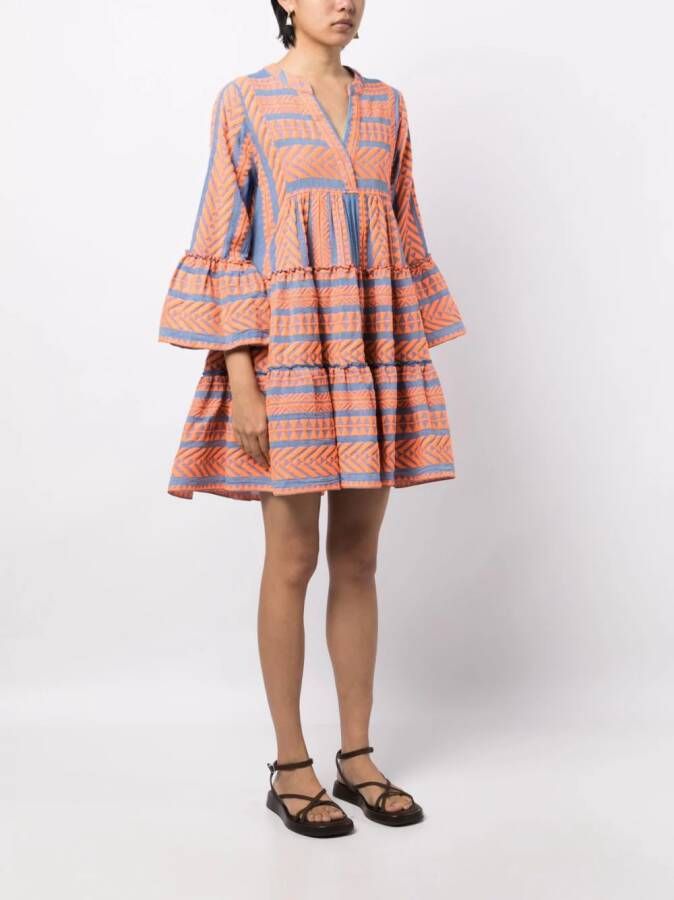 Devotion Jurk met print Oranje