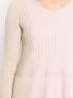D.Exterior Kabelgebreide trui Roze - Thumbnail 5