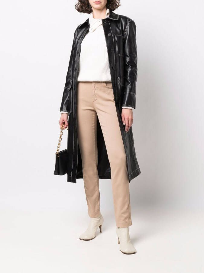 D.Exterior Straight broek Bruin