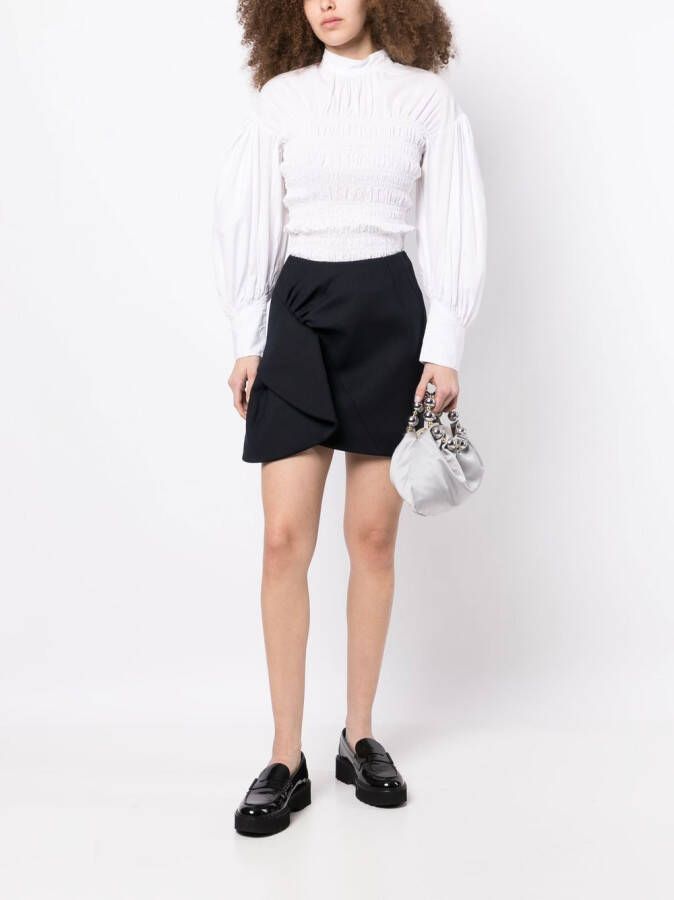 Dice Kayek Asymmetrische mini-rok Blauw