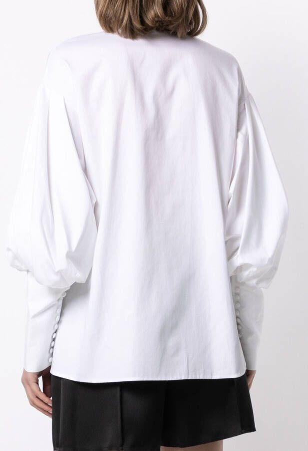 Dice Kayek Blouse met klokmouwen Wit