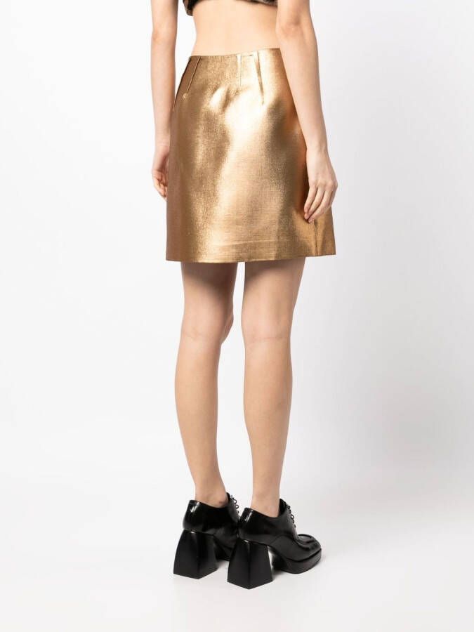 Dice Kayek Mini-rok Goud