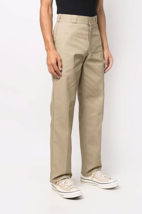 Dickies Construct Broek met logopatch Bruin
