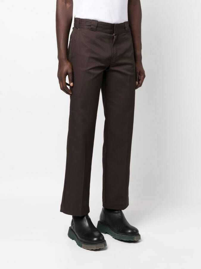 Dickies Construct Broek met logopatch Bruin