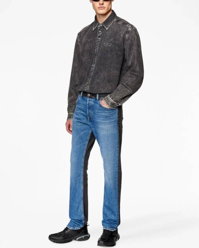 Diesel Straight jeans Blauw