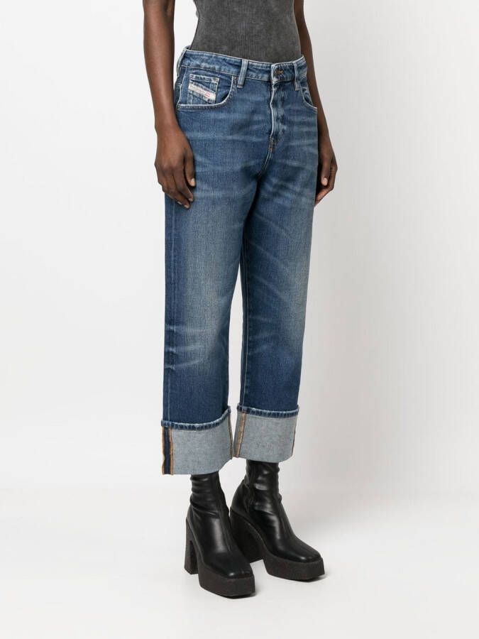 Diesel Straight jeans Blauw