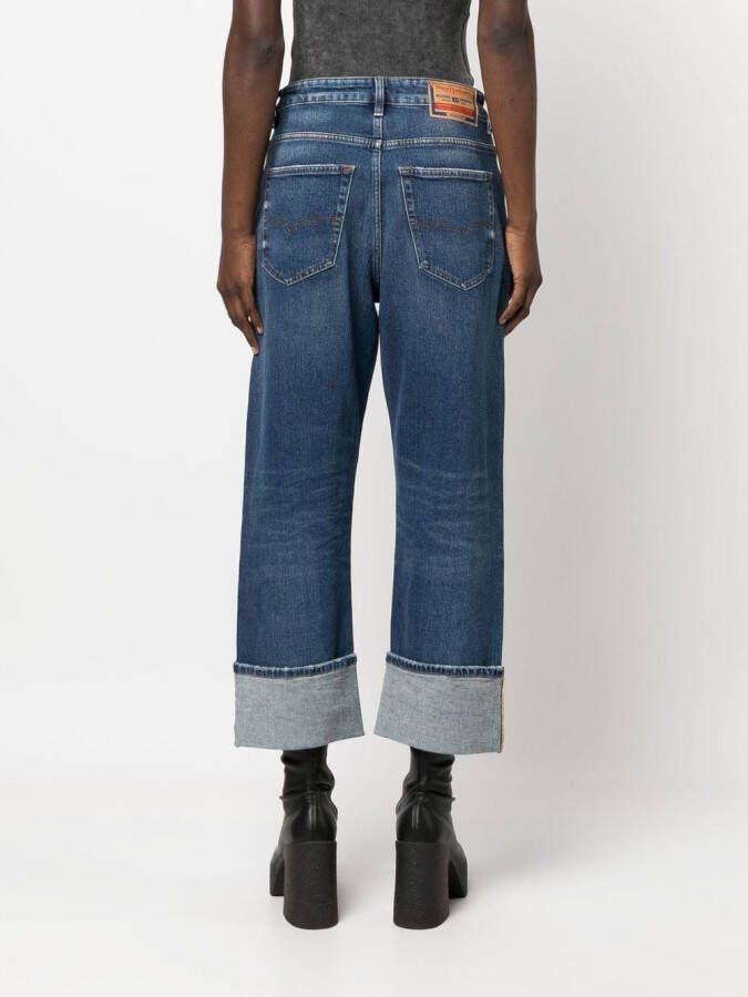 Diesel Straight jeans Blauw