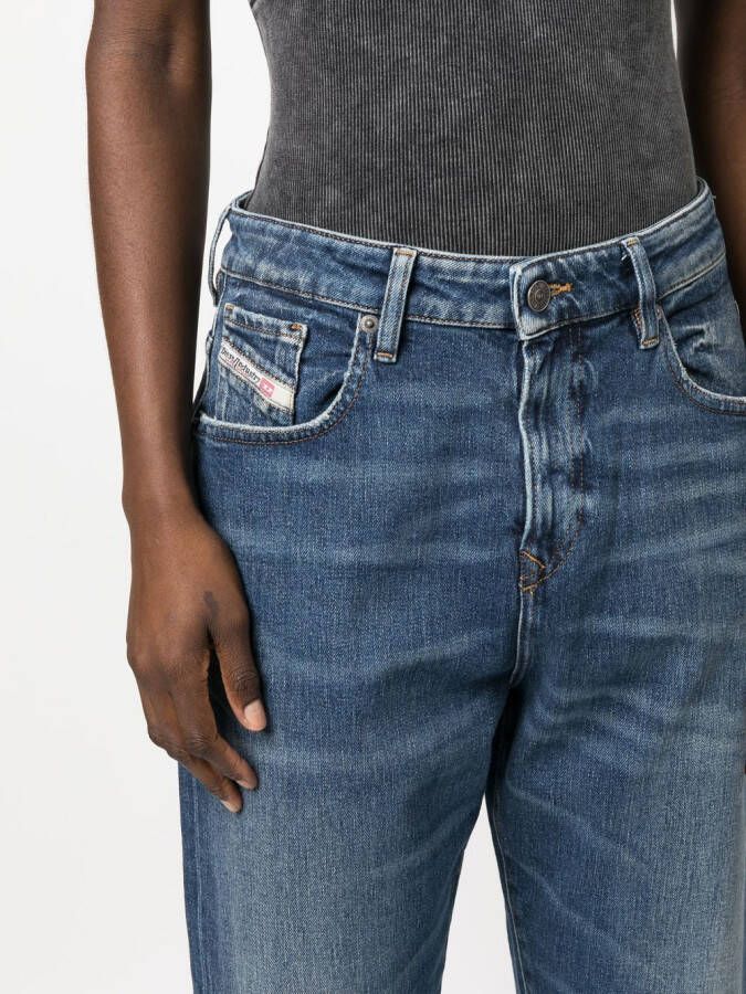 Diesel Straight jeans Blauw