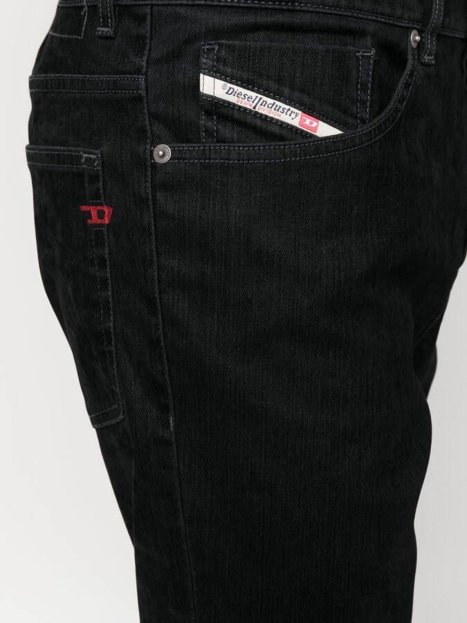 Diesel 2005 jeans met toelopende pijpen Zwart