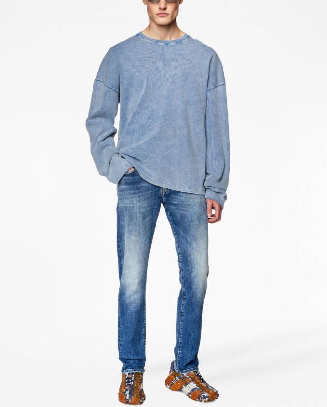 Diesel Slim-fit jeans Blauw