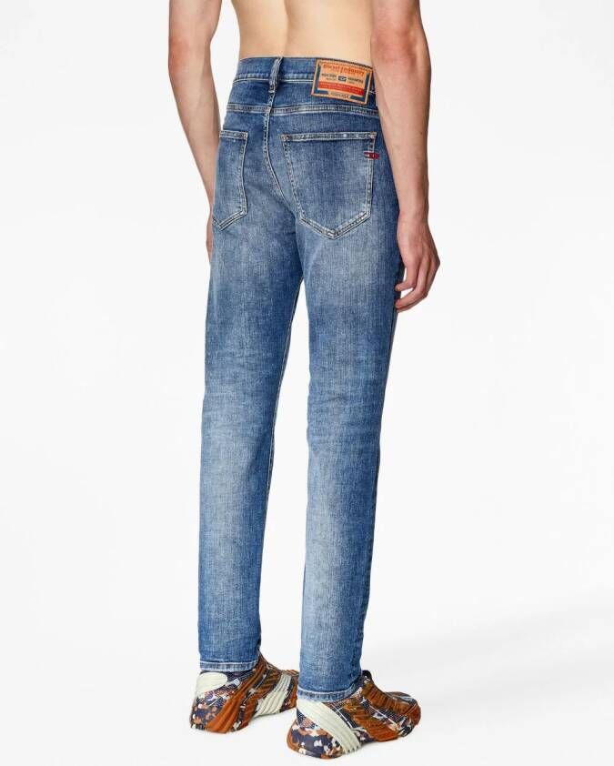 Diesel Slim-fit jeans Blauw