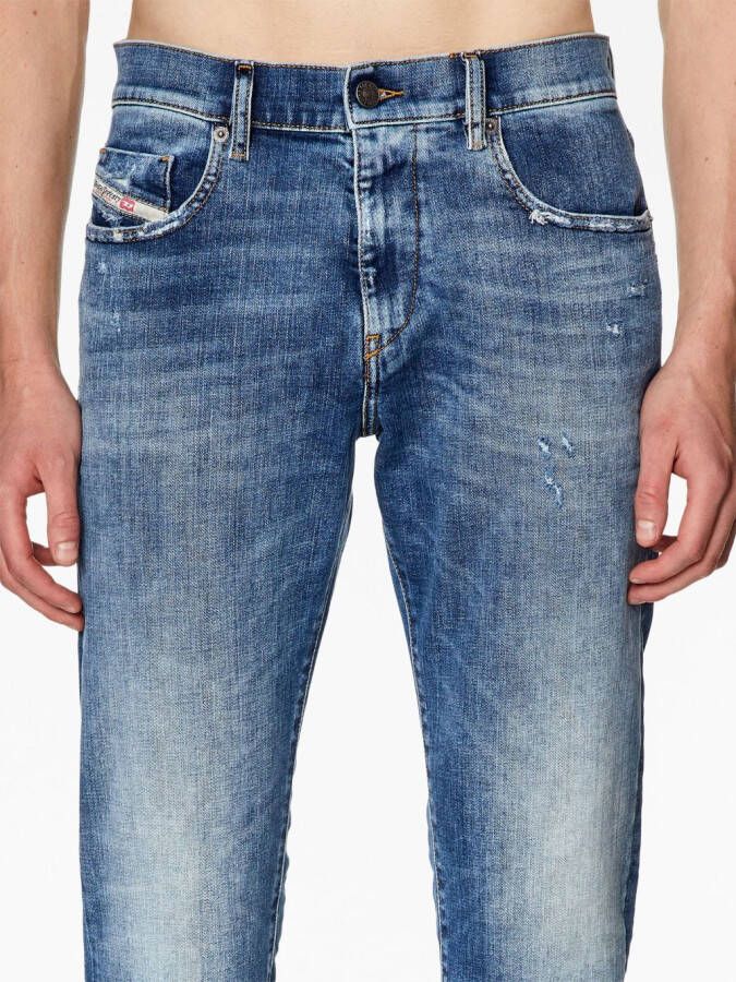 Diesel Slim-fit jeans Blauw