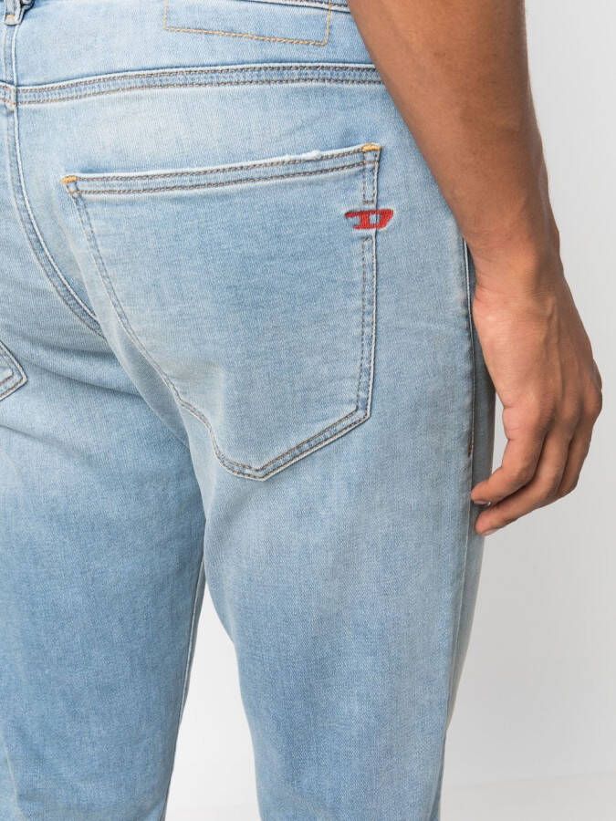 Diesel Slim-fit jeans Blauw