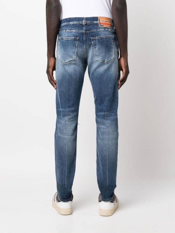 Diesel Straight jeans Blauw