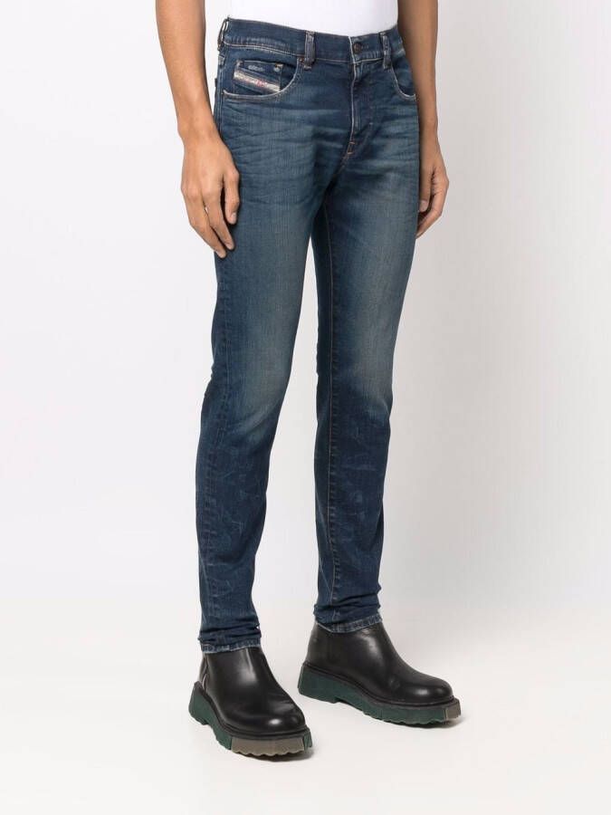 Diesel Slim-fit jeans Blauw