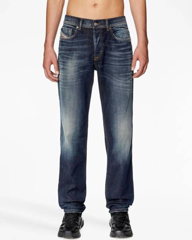 Diesel 2023 D-Finitive jeans met toelopende pijpen Blauw