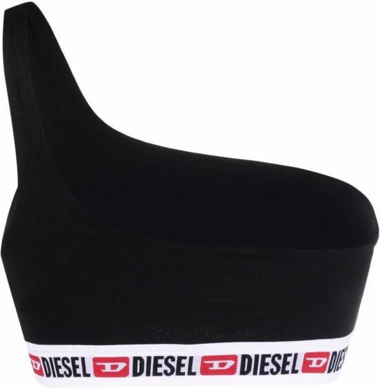 Diesel Asymmetrische top Zwart