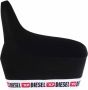 Diesel Asymmetrische top Zwart - Thumbnail 1