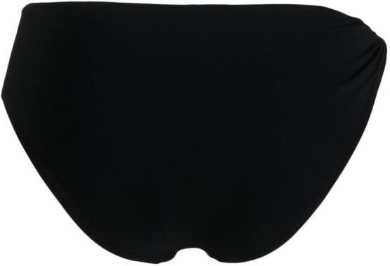 Diesel Bikinislip met logopatch Zwart