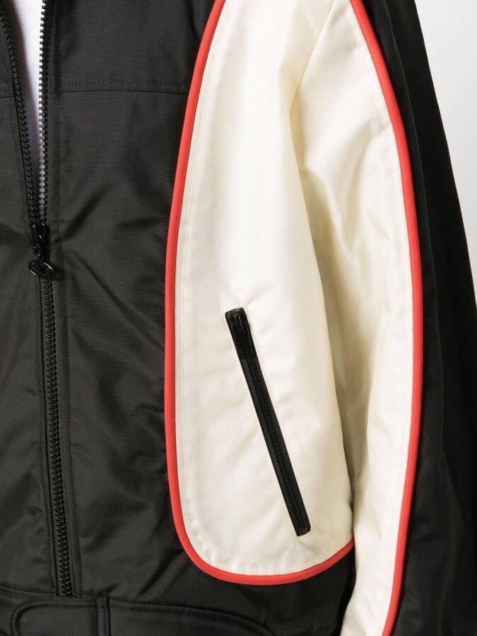 Diesel J-Blink bomberjack met colourblocking Zwart