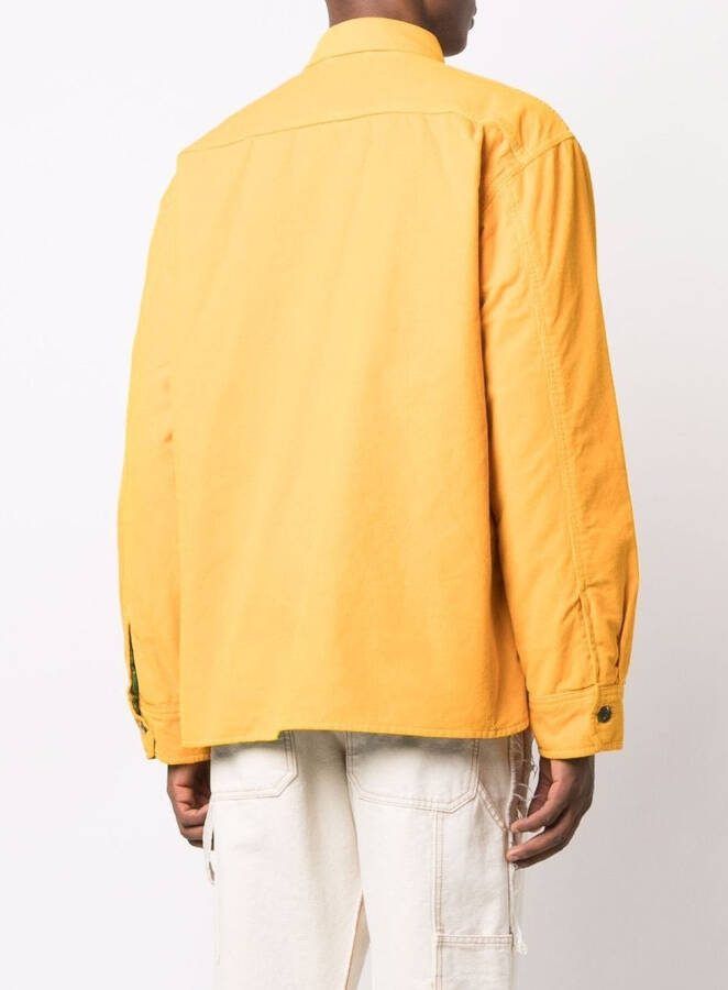 Diesel Button-up shirtjack Geel