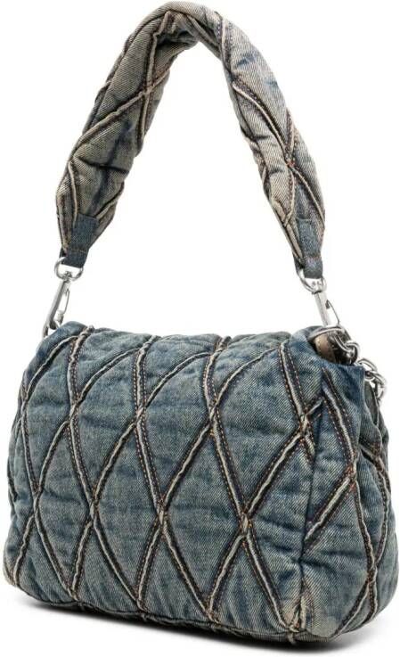 Diesel Denim schoudertas Blauw