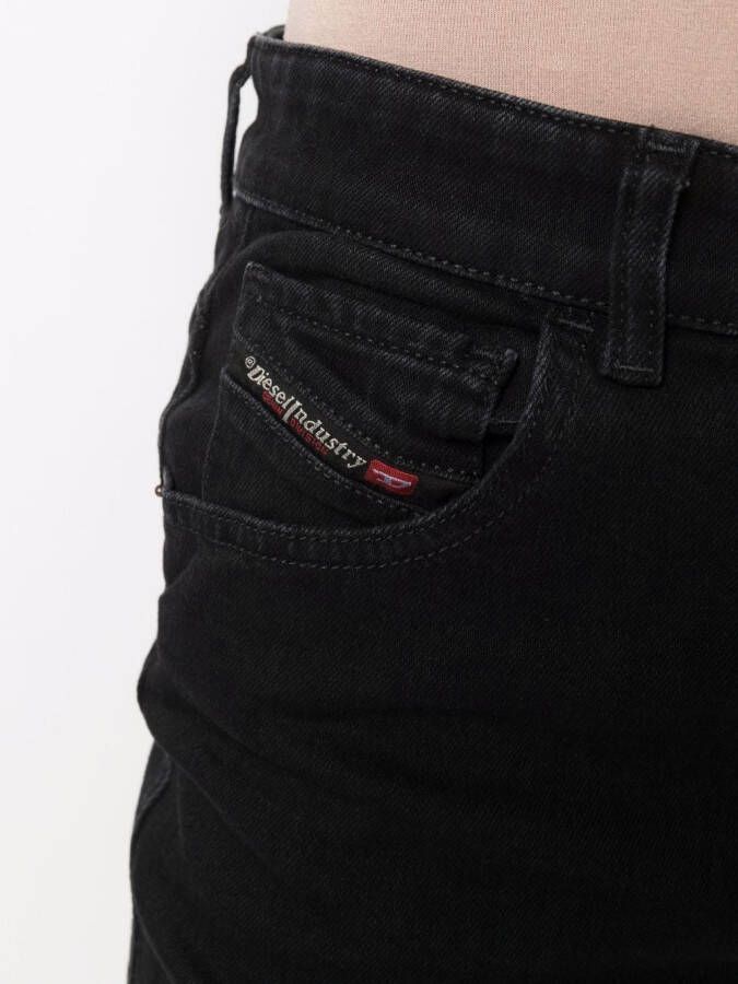 Diesel Cropped jeans Zwart