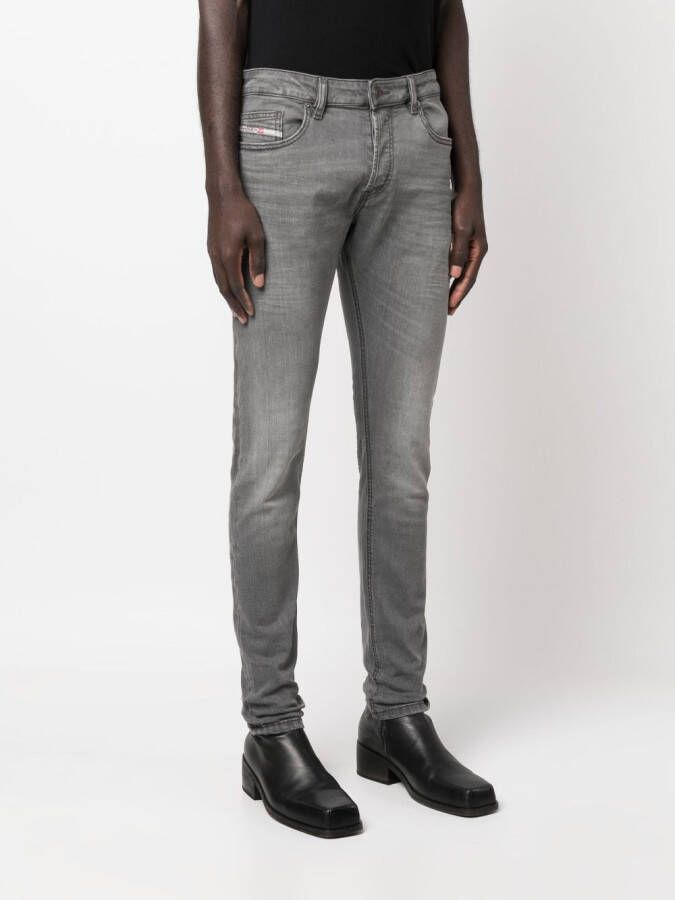 Diesel Slim-fit jeans Grijs