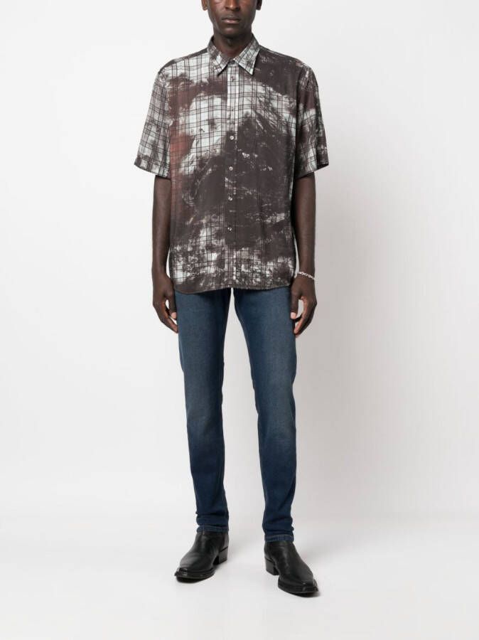 Diesel Slim-fit jeans Blauw