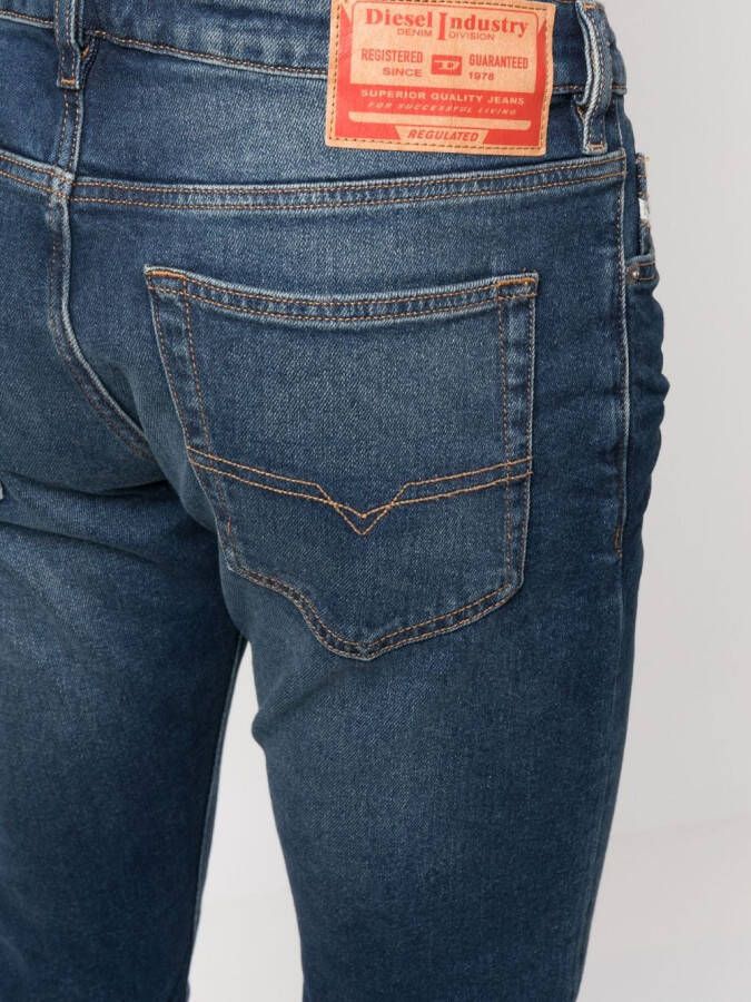 Diesel Slim-fit jeans Blauw